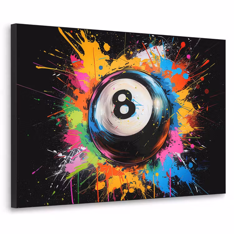 Art Frame - Graffiti - Sport - Pool bal - Biljart — 1