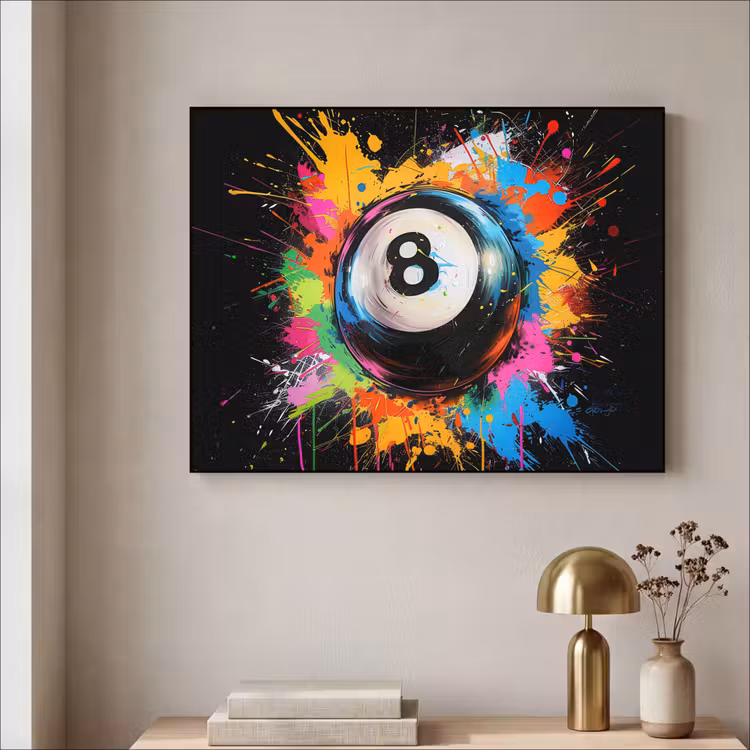 Art Frame - Graffiti - Sport - Pool bal - Biljart — 5