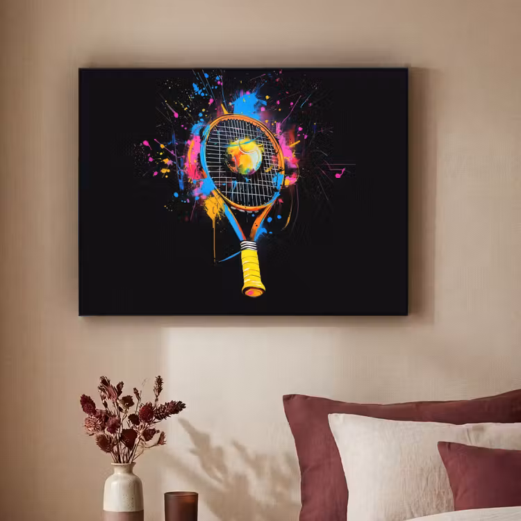 Art Frame - Graffiti - Sport - Tennis - Raket - Bal — 3