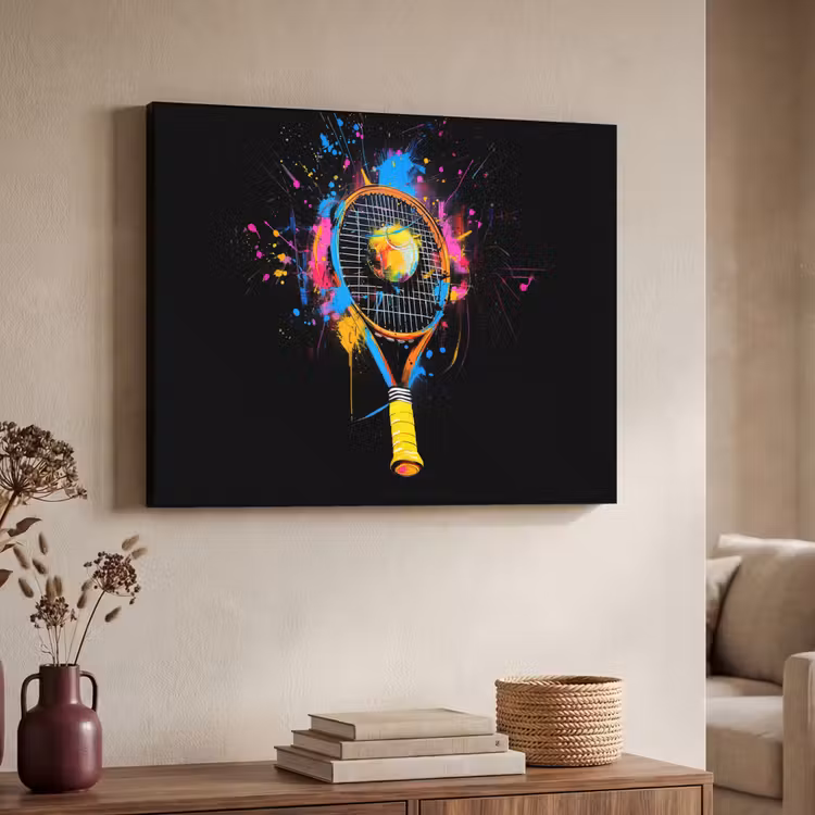 Art Frame - Graffiti - Sport - Tennis - Raket - Bal — 7