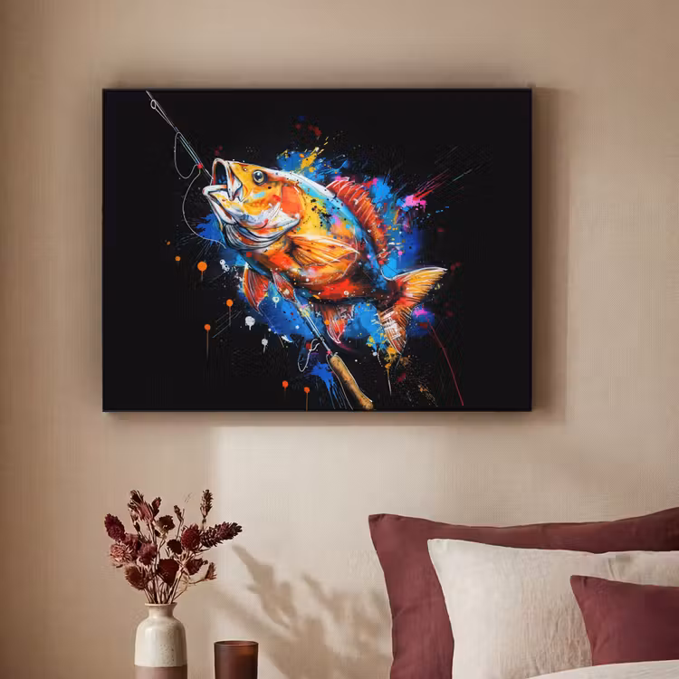 Art Frame - Graffiti - Sport - Vissen - Vis - Hengel — 3