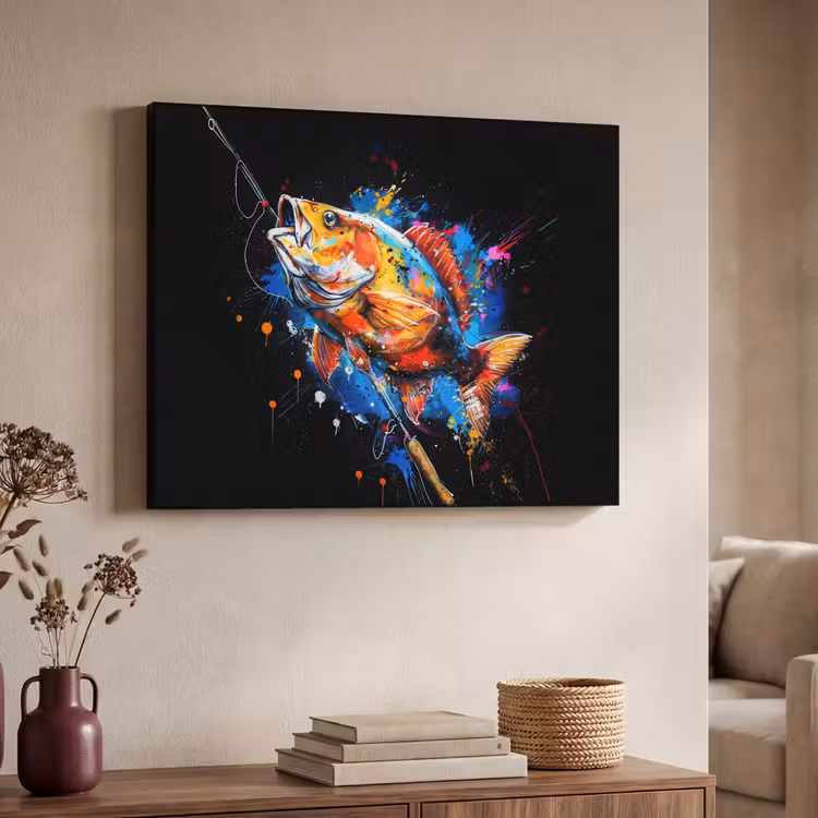 Art Frame - Graffiti - Sport - Vissen - Vis - Hengel — 7
