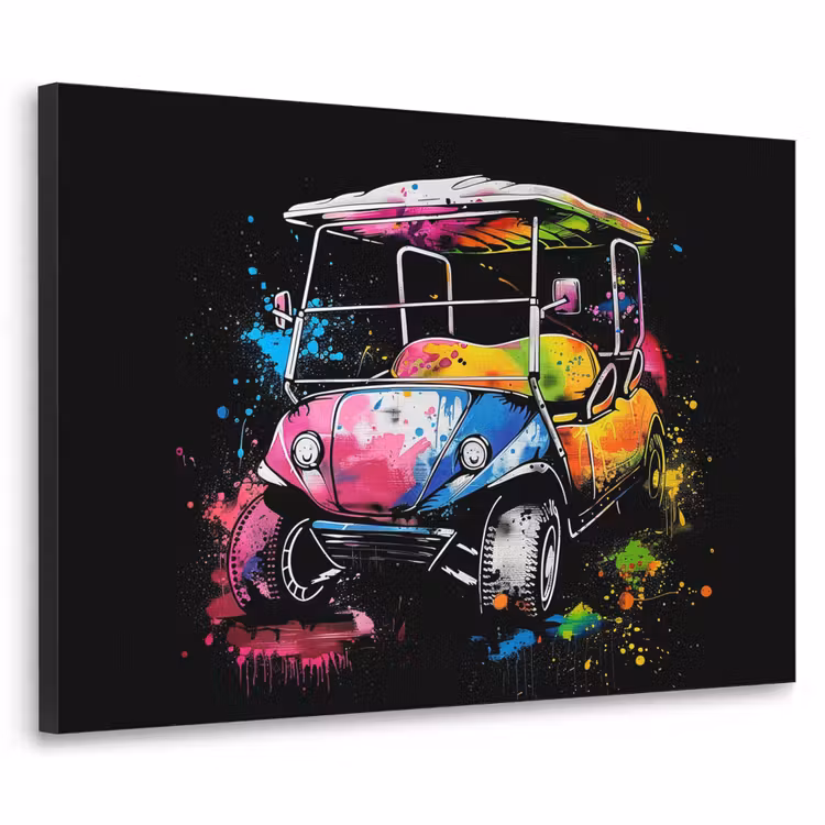 Art Frame - Graffiti - Sport - Golf - Golfkar — 1