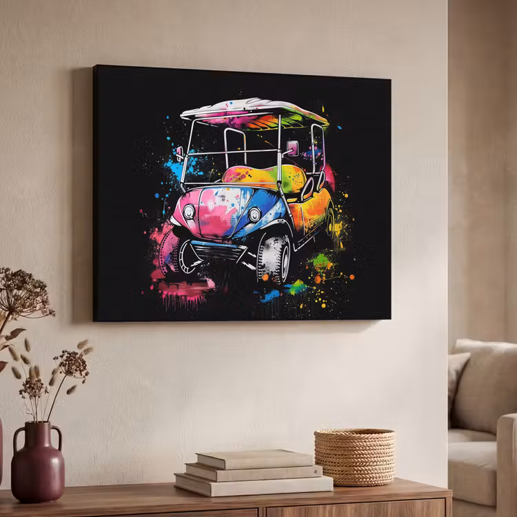 Art Frame - Graffiti - Sport - Golf - Golfkar — 7