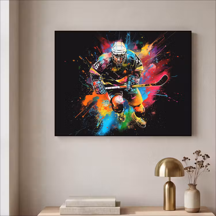 Art Frame - Graffiti - Sport - IJshockey - Hockey — 5