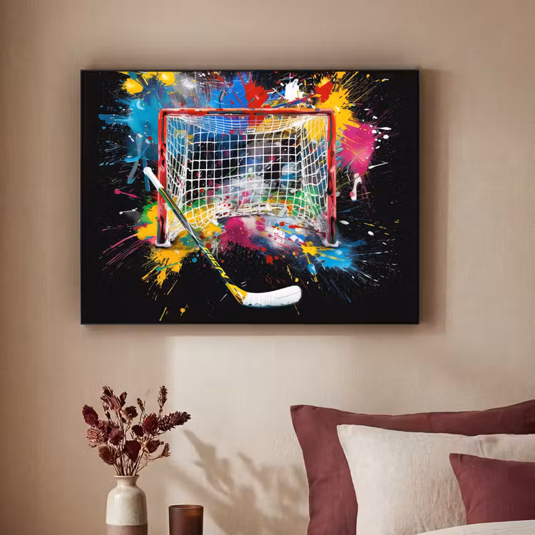 Art Frame - Graffiti - Sport - IJshockey - Hockey goal — 3