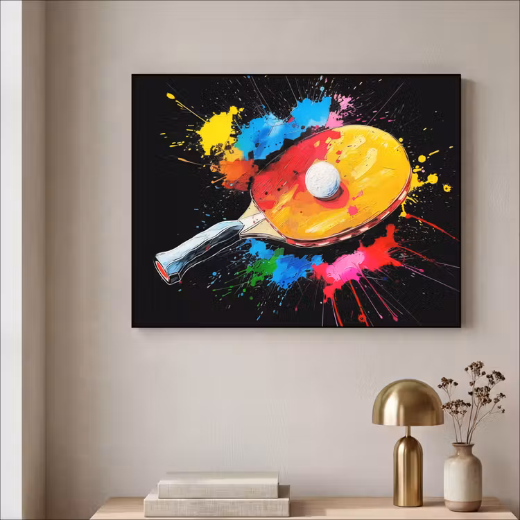 Art Frame - Graffiti - Sport - Tafeltennis - Verf — 5