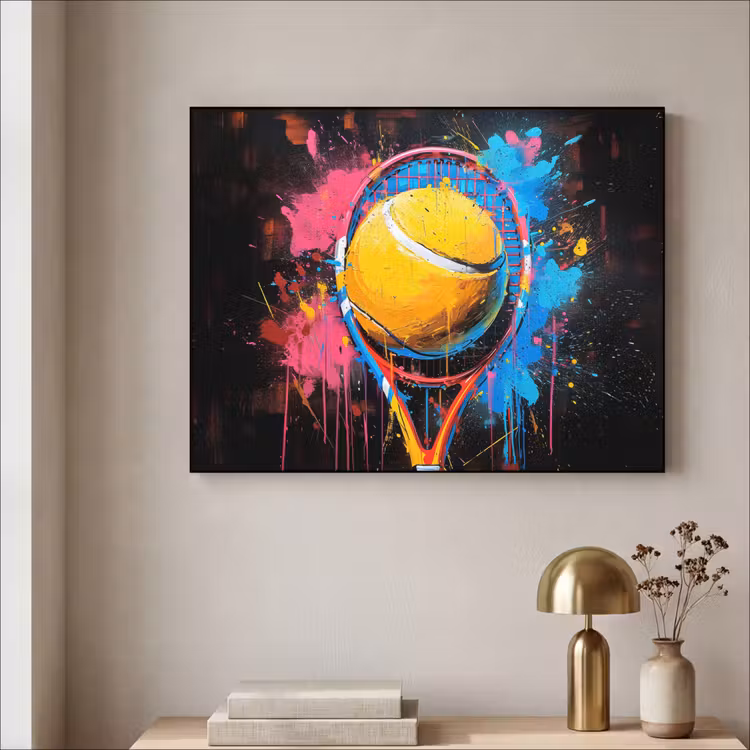 Art Frame - Graffiti - Tennis - Sport - Racket — 5