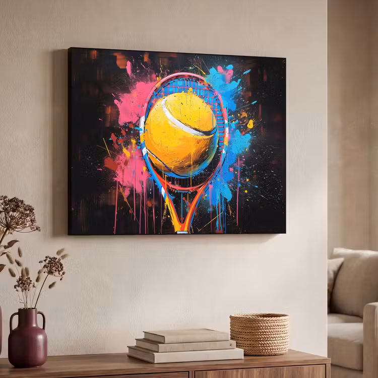 Art Frame - Graffiti - Tennis - Sport - Racket — 7