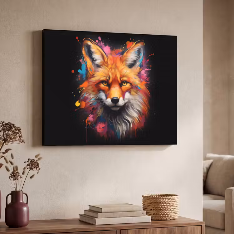 Art Frame - Graffiti - Vos - Zwart - Pop art — 7