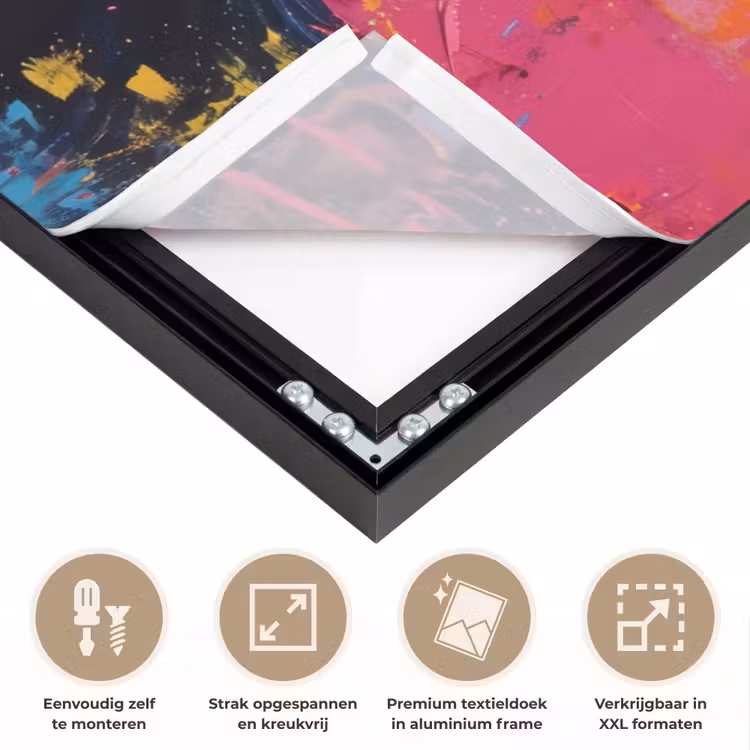 Art Frame - Graffiti - Chimpansee - Aap - Bril - Kleurrijk — 8