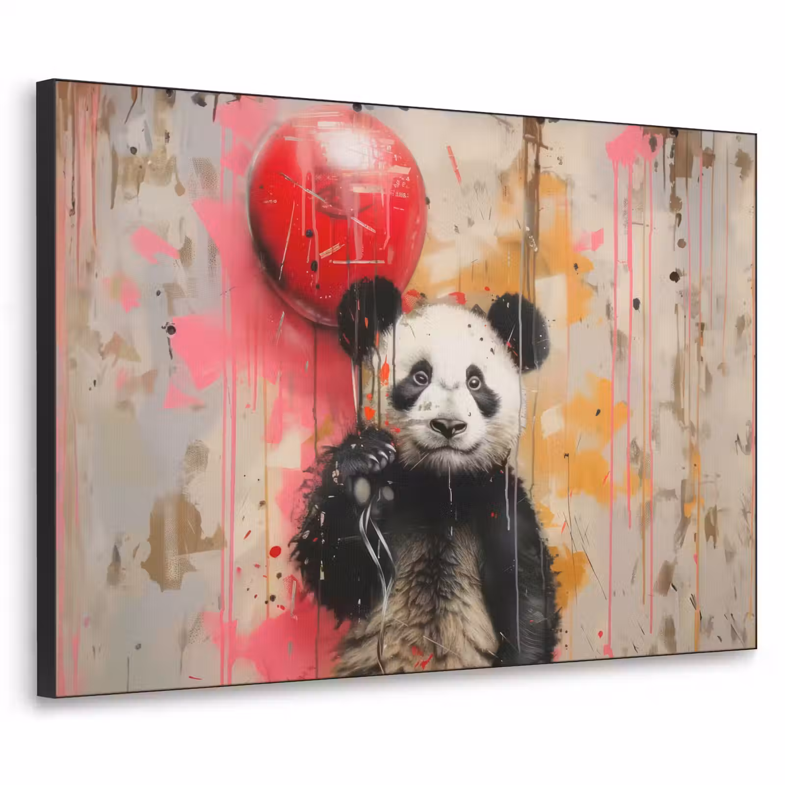 Art Frame - Graffiti - Panda - Ballon - Street art - Dier — 1