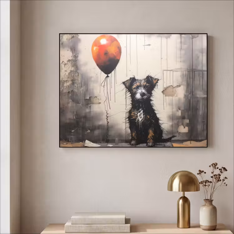 Art Frame - Graffiti - Hond - Ballon - Dieren — 5
