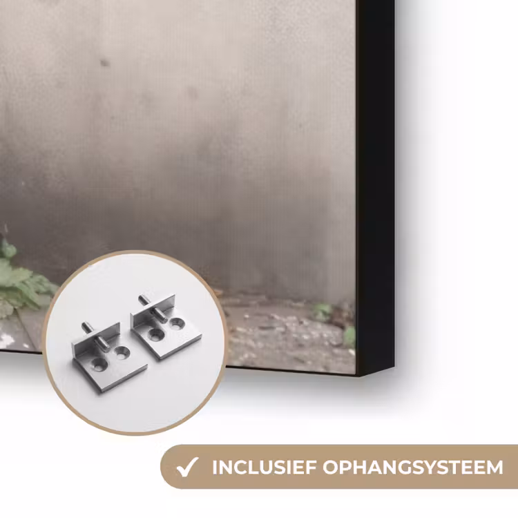 Art Frame - Graffiti - Meisje - Vogel - Street Art - Banksy Style — 6