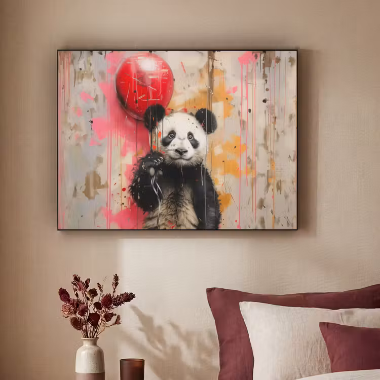 Art Frame - Graffiti - Panda - Ballon - Street art - Dier — 3
