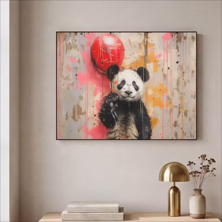 Art Frame - Graffiti - Panda - Ballon - Street art - Dier — 5