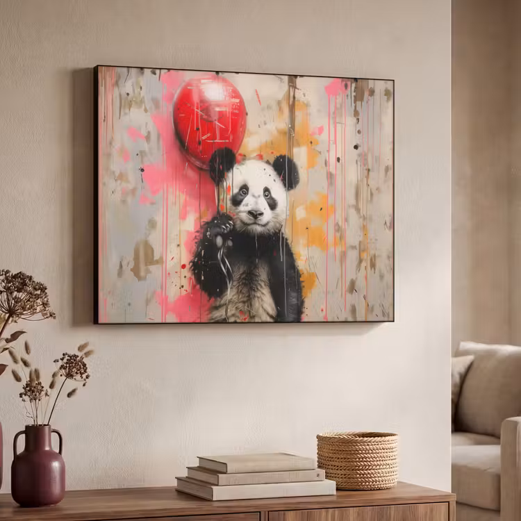 Art Frame - Graffiti - Panda - Ballon - Street art - Dier — 7