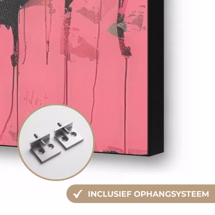 Art Frame - Graffiti - Roze - Street art - Vrouwen — 6