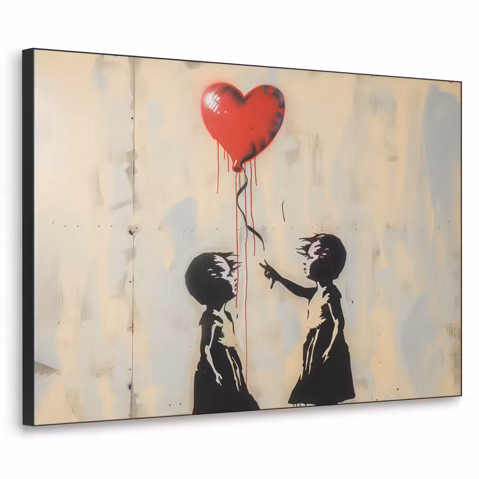 Art Frame - Street art - Banksy - Ballon - Graffiti - Hart — 1