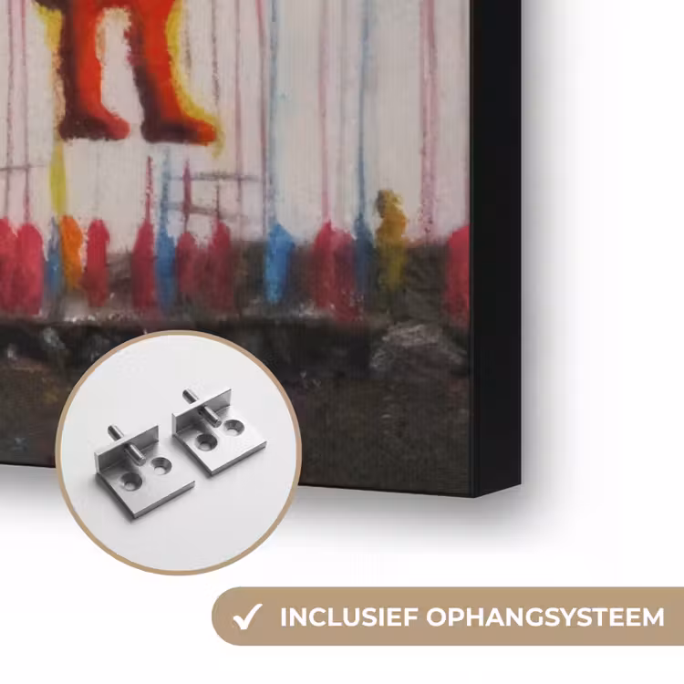 Art Frame - Regen - Graffiti - Man - Banksy Style — 6