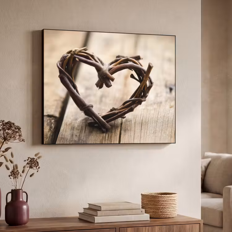 Art Frame - Hart - Hout - Natuur - Takken - Bruin — 7