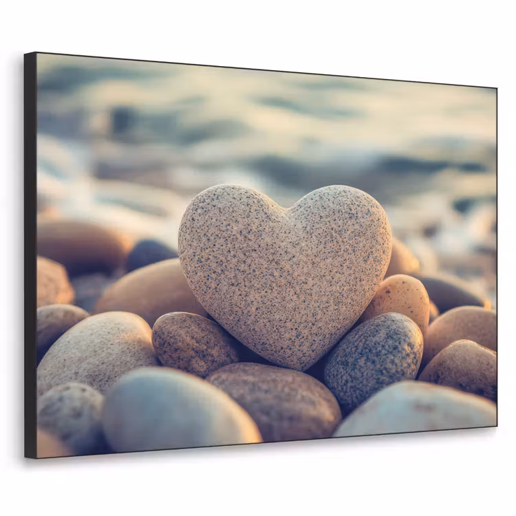 Art Frame - Hart - Stenen - Natuur - Keien - Zen - Kiezelstenen — 1