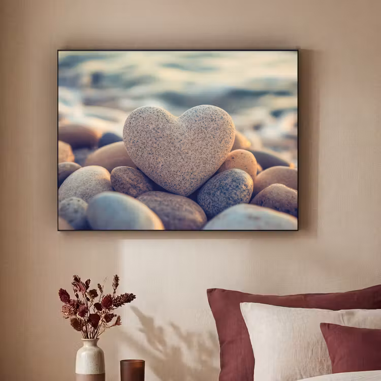 Art Frame - Hart - Stenen - Natuur - Keien - Zen - Kiezelstenen — 3