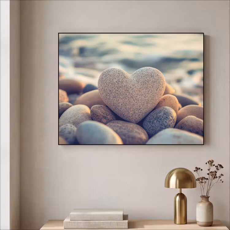 Art Frame - Hart - Stenen - Natuur - Keien - Zen - Kiezelstenen — 5