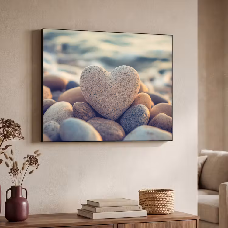 Art Frame - Hart - Stenen - Natuur - Keien - Zen - Kiezelstenen — 7