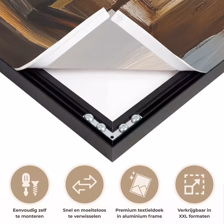 Art Frame - Stilleven - Rustiek - Kaarsen - Broden - Raam — 4