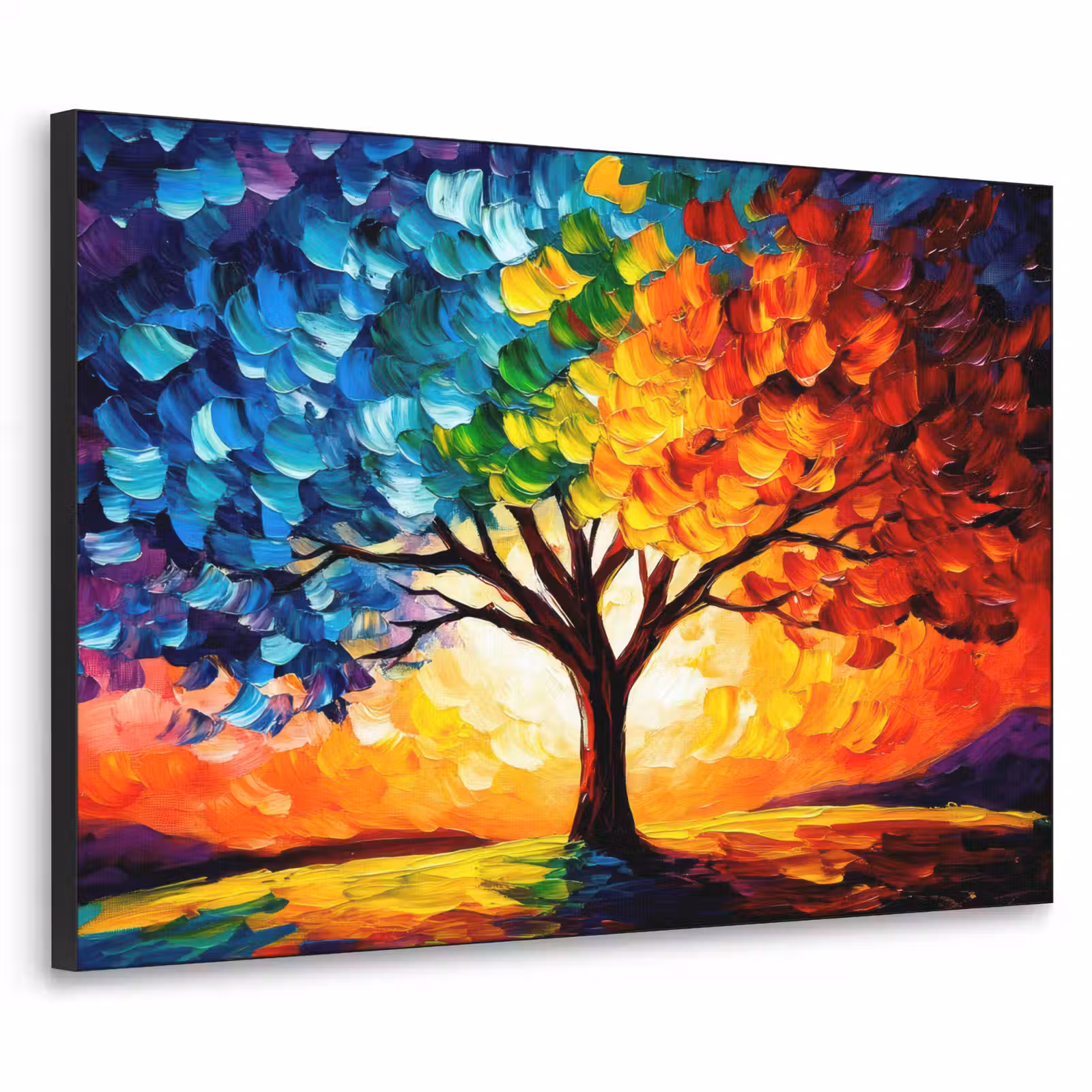 Art Frame - Boom - Kunst - Natuur - Zonsondergang — 1