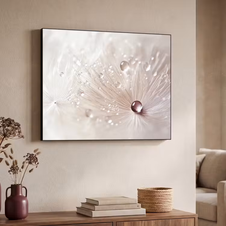 Art Frame - Bloem - Abstract - Wit - Water - Natuur — 7