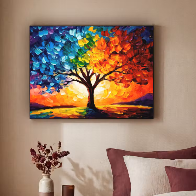 Art Frame - Boom - Kunst - Natuur - Zonsondergang — 3