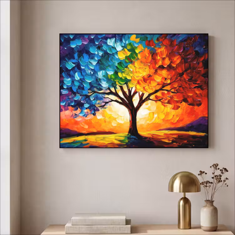 Art Frame - Boom - Kunst - Natuur - Zonsondergang — 5