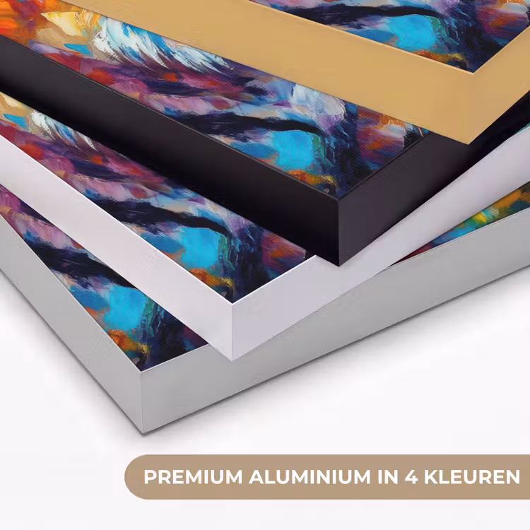 Art Frame - Dieren - Kunst - Leeuw - Tijger — 2