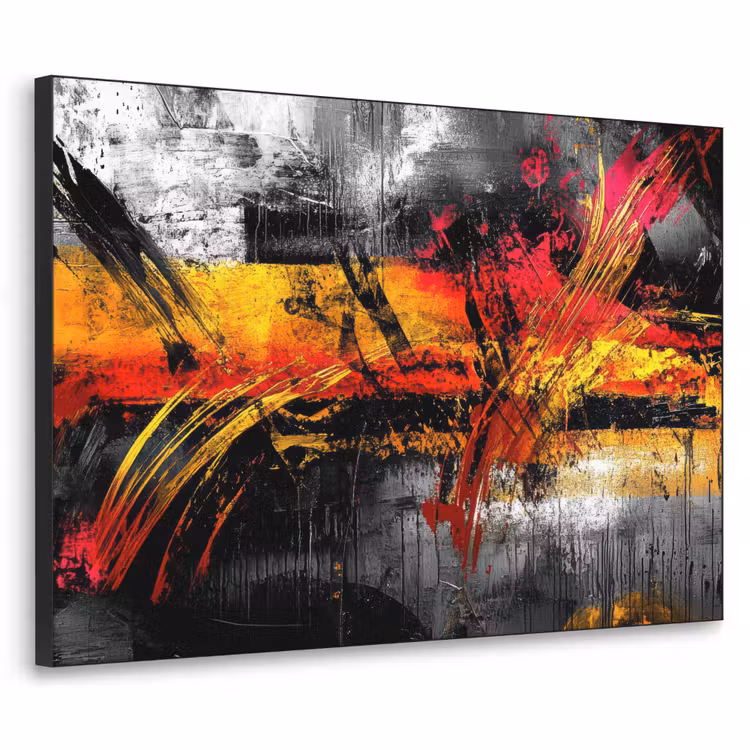 Art Frame - Kunst - Zwart - Abstract — 1