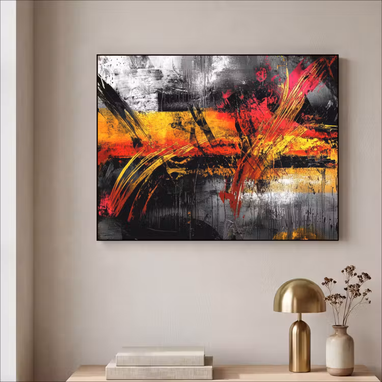 Art Frame - Kunst - Zwart - Abstract — 5