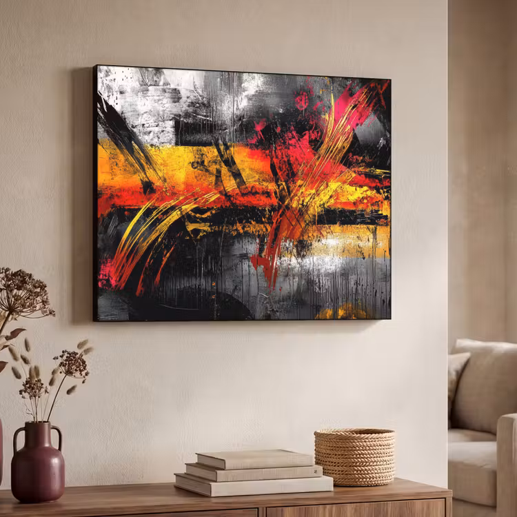 Art Frame - Kunst - Zwart - Abstract — 7