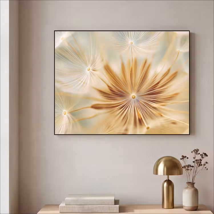 Art Frame - Paardenbloem - Beige - Abstract - Modern - Natuur — 5