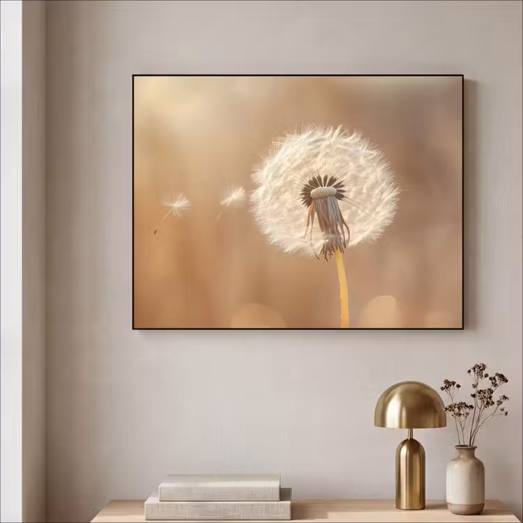 Art Frame - Paardenbloem - Beige - Natuur - Bloem — 5