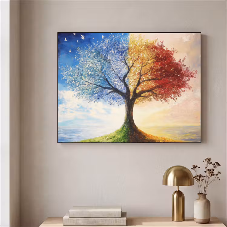 Art Frame - Boom - Kunst - Seizoenen - Herfst — 5