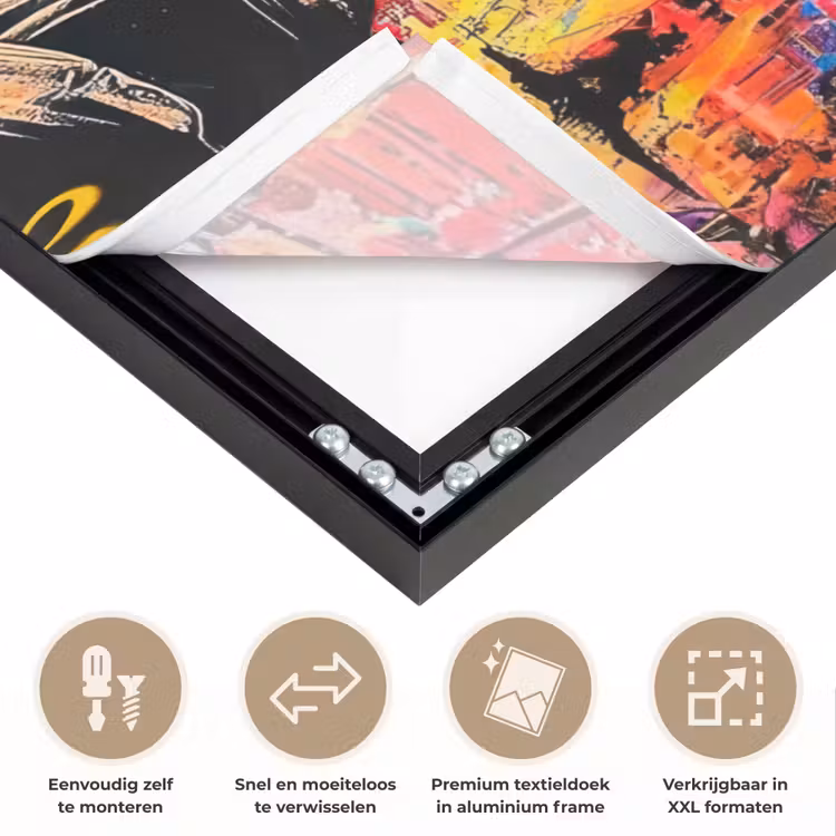 Art Frame - Graffiti - Neon - Mona Lisa - Kunst - Da Vinci — 4