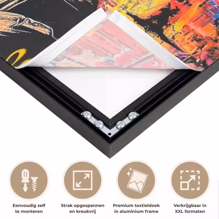 Art Frame - Graffiti - Neon - Mona Lisa - Kunst - Da Vinci — 8