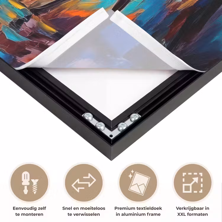 Art Frame - Hert - Bosdieren - Natuur - Kunst — 4