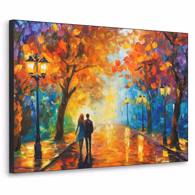 Art Frame - Koppel - Liefde - Bos - Kunst — 1