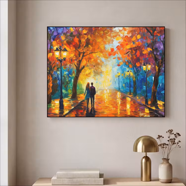 Art Frame - Koppel - Liefde - Bos - Kunst — 5