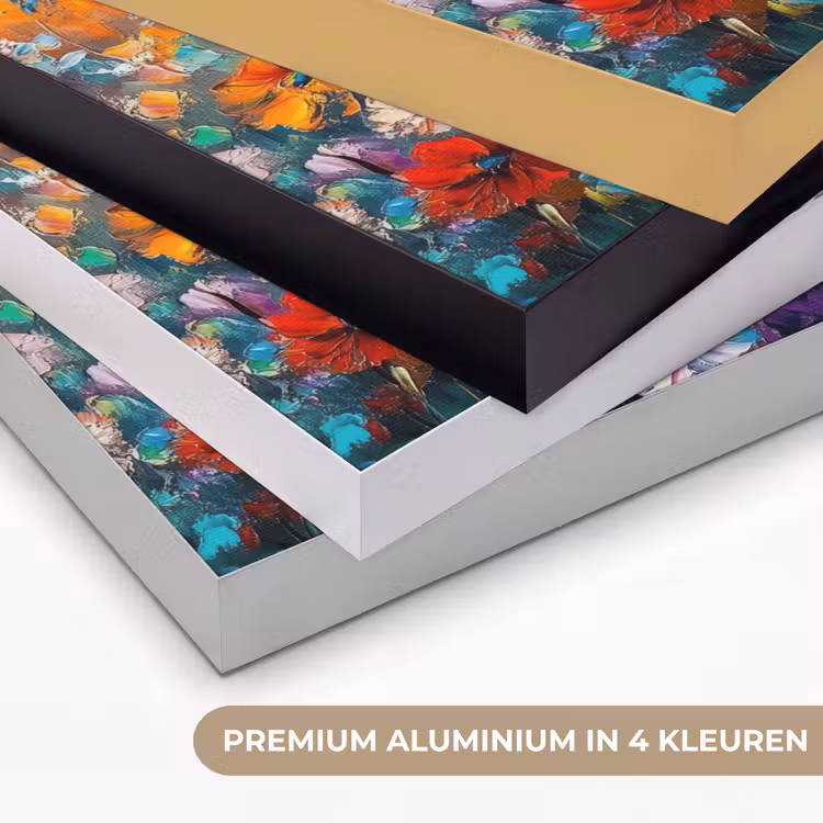 Art Frame - Uil - Bloemen - Kunst - Zonsondergang — 2