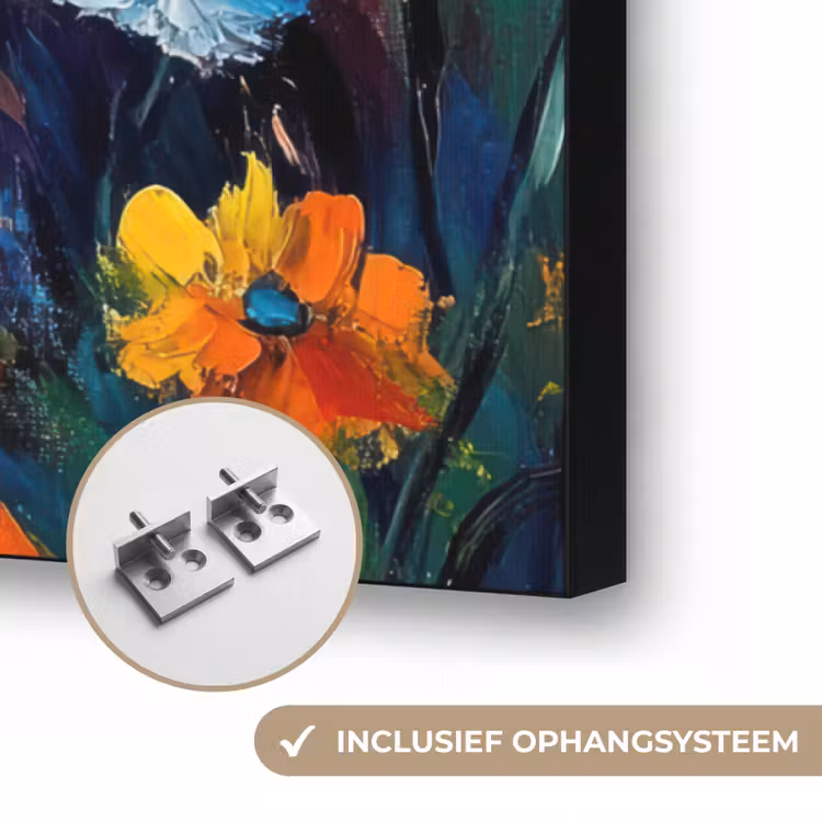 Art Frame - Uil - Bloemen - Kunst - Zonsondergang — 6