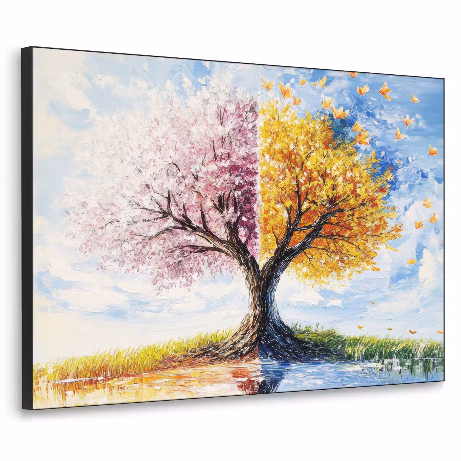 Art Frame - Boom - Kunst - Seizoenen - Lente - Herfst — 1