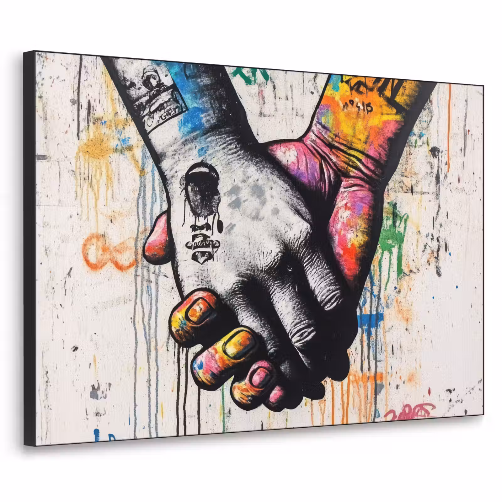 Art Frame - Graffiti - Handen - Vintage - Street art — 1